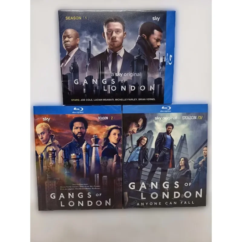 Blu-ray London Gangsters Season 1 to 3 Complete Series Collection High Definition Video Disc Set