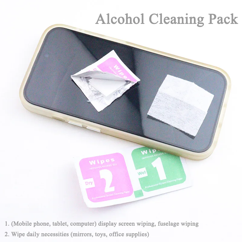 Wet and Dry Cleaning Wipes Dust Removal Tool Set for Cleaning Phone Tablet Screens and Tempered Film Electronic Accessories