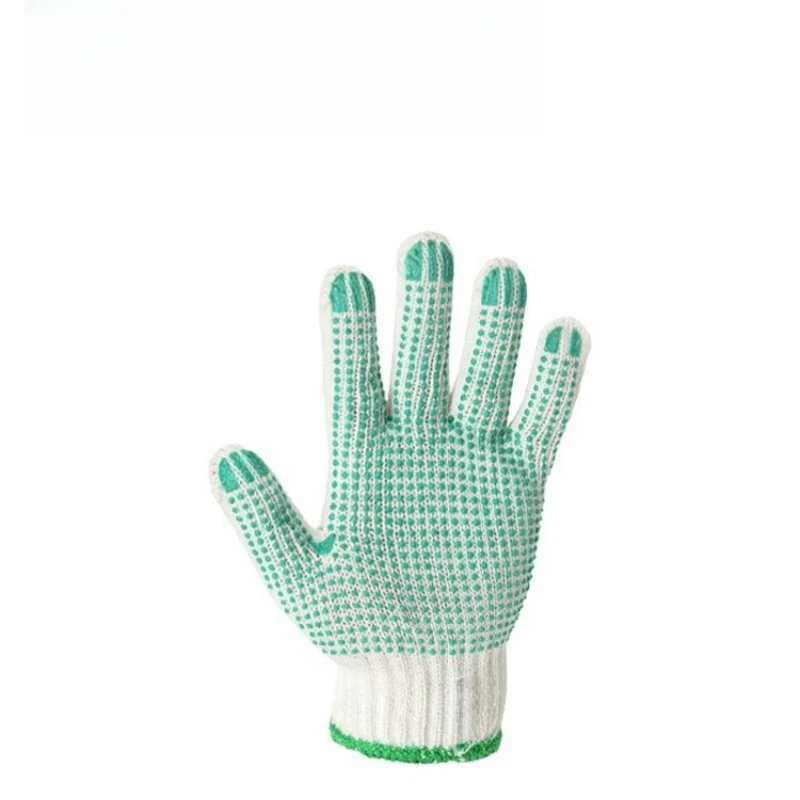 

Labor protection cotton thread wear-resistant hand protection work sweat-absorbing gloves, non-slip and breathable