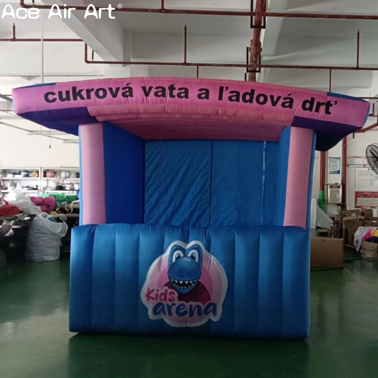 Custom Inflatable Advertising Booth Tent | Pop-Up Candy Stand Style Promotion Kiosk for Outdoor Events & Brand Marketing