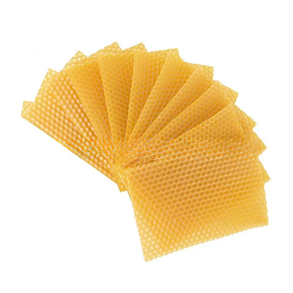 養蜂用ワックスファンデーションシート：高品質巣枠10枚セット - Beehive Frame Wax のレビューと価格