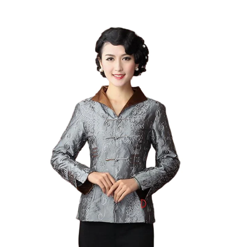 New Arrived Jacket Fashion Coat Chinese Tradition Style Outerwear Jackets Women's Coil Belt Handmade Buckle Jacket Fashion Coat