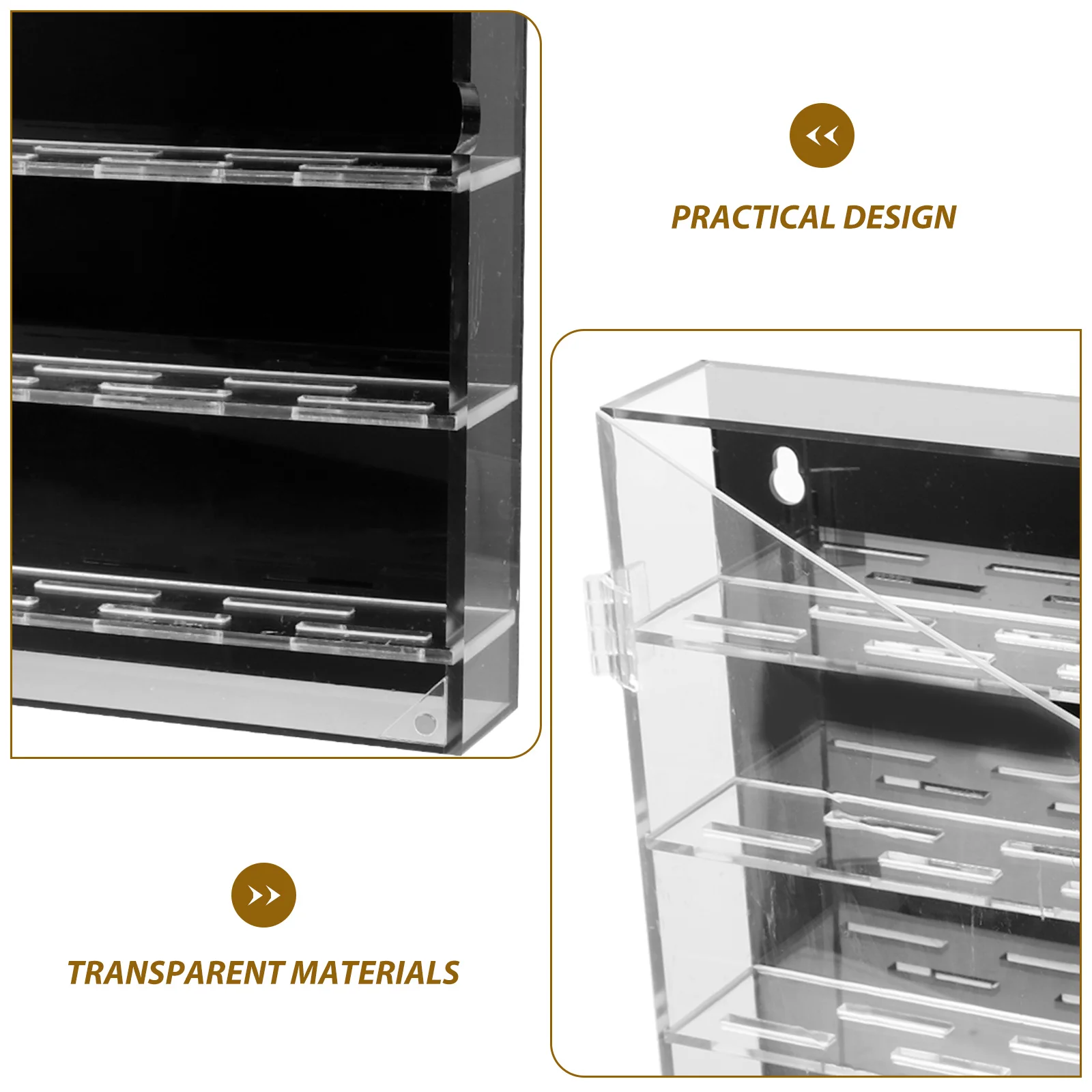 

Coin Box Display Case for Coin Collection Transparent Plastic Storage Holder Capsule Coins Organizer