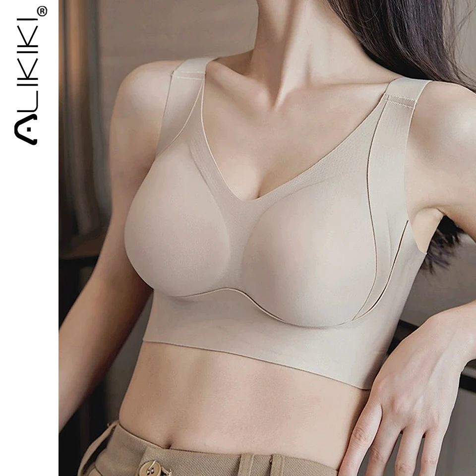 Full Coverage Bras For Women Hide Back Fat T-shirt Bra Plus Size Seamless Daily Underwear Plus Size