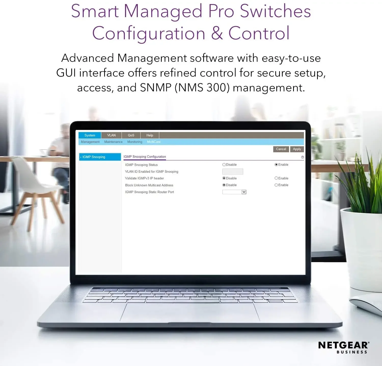 NETGEAR GS108T 8 Port Gigabit Ethernet Smart Managed Pro Switch Desktop and v3 with Cloud Management