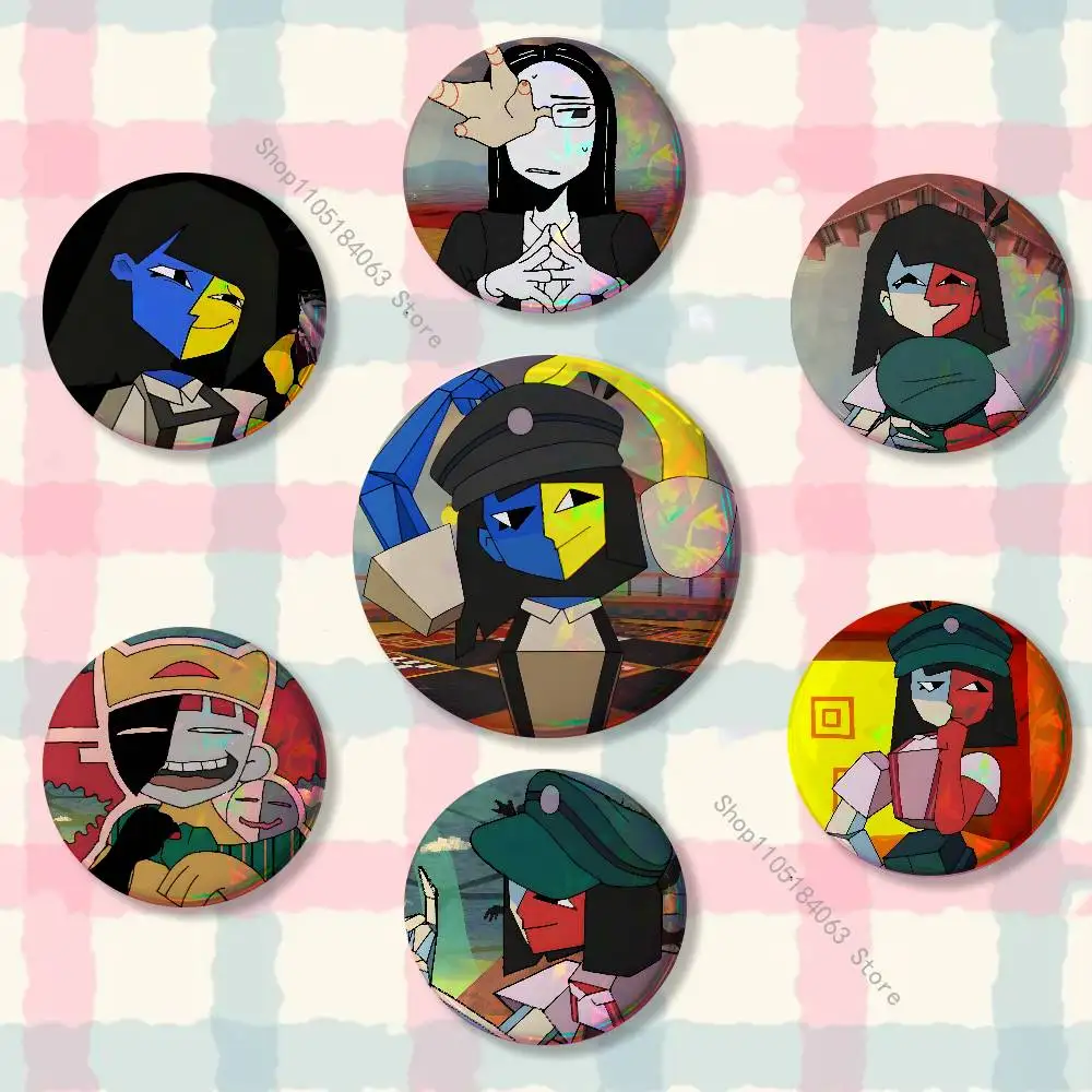 

E-ENA Dream BBQ G-GAME Creative Round Badge Button Pin Bag Decor Fans Collection Friends Gift Brooch