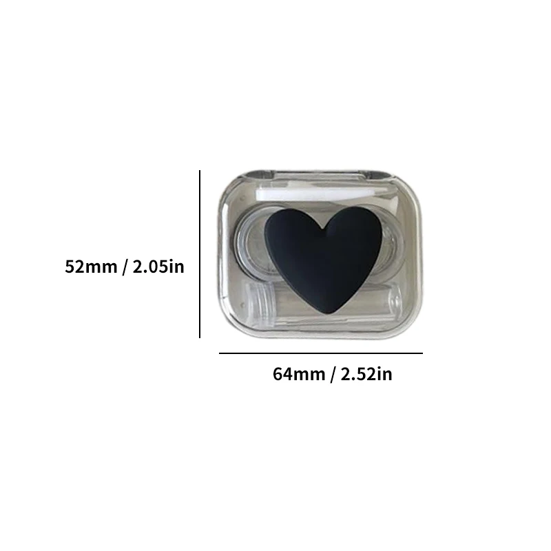 Niedliches Kontaktlinsen-Etui-Set 5-in-1 Kontaktlinsen-Aufbewahrung Reise-Tragbares Augenkontaktlinsen-Etui für Täglichen Outdoor-Gebrauch – Detail 13