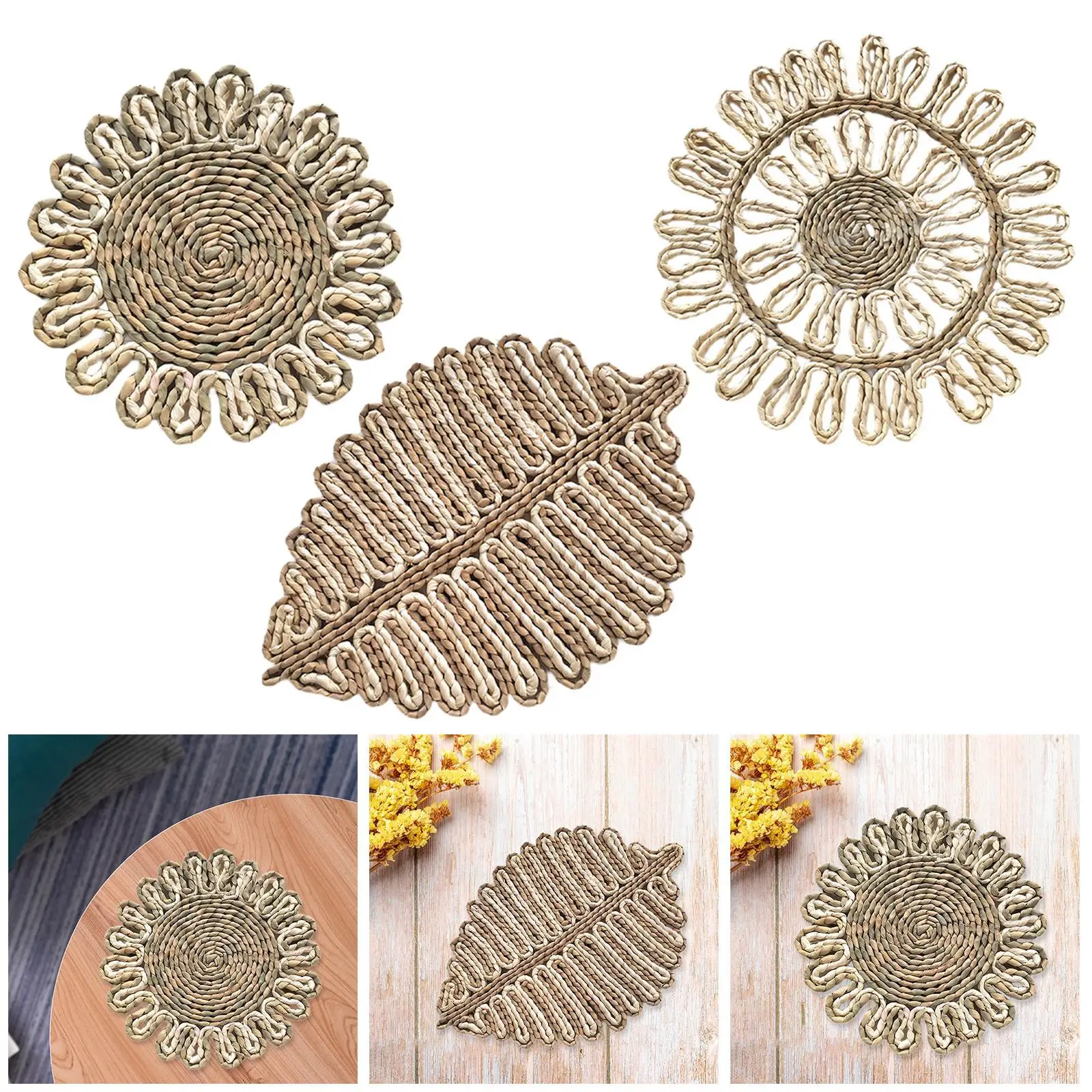 Bohemian Placemat Decor Coffee Cup Kitchen Bowls Dinner Plate Party Protection Versatile Place Mat Chic Decoration Table Mat