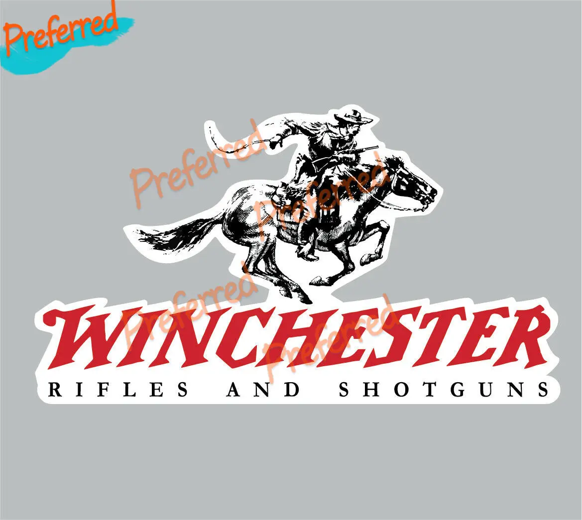 Sticker 3m American Window Car Gun Gun Rifle Piston Hunting Helmet Trunk Toolbox for Winchester Rifle and Shotgun Vinyl Decal