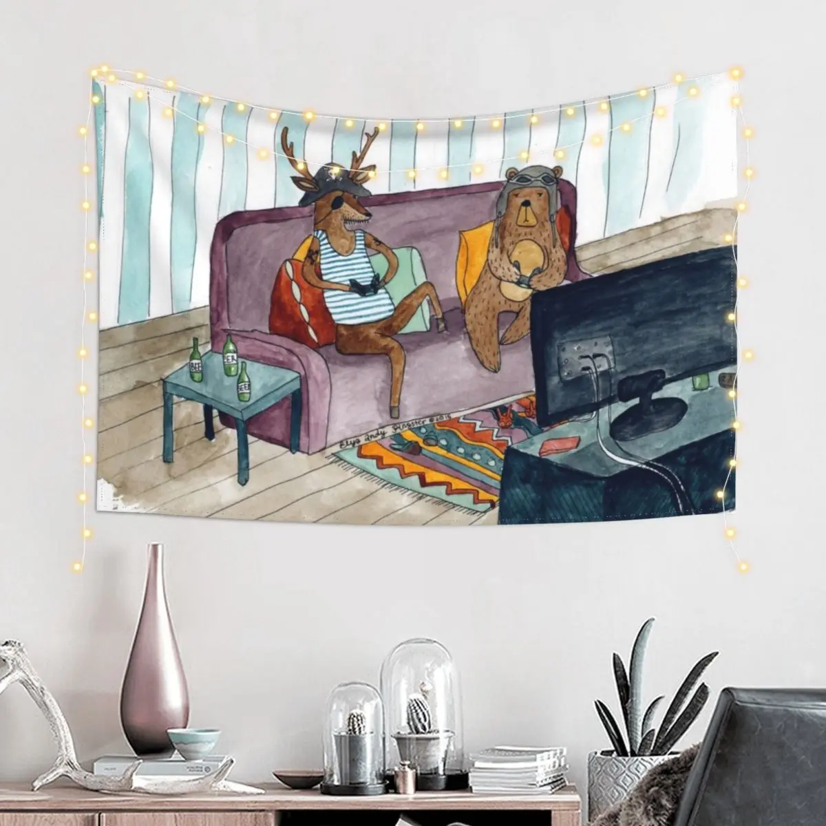 How I spent my holidays Tapestry Bedroom Decor Aesthetic Kawaii Room Decor Wall Hanging Wall Tapestry