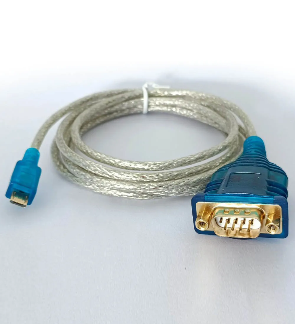 FTDI Micro USB Type B to RS232/DB9/Serial Adapter for POS Card Reader Panel/mini/All-in-one PC to 9pin RS232 Communicate Cable