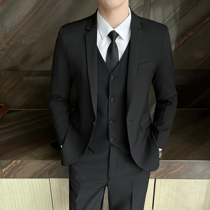 

B293-Gentleman suit men's evening tuxedo adult formal wear groom wedding best man suit men
