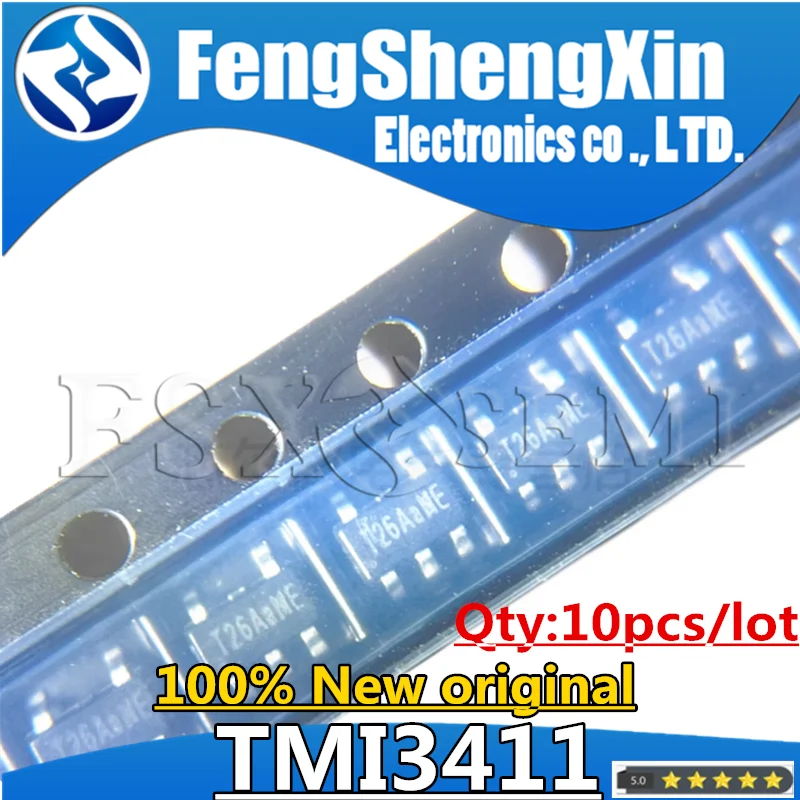 10pcs 100% New TMI3411 TM13411 T26A SOT23-5 DC-DC power chip