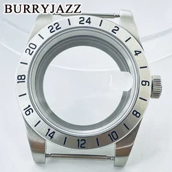 BURRYJAZZ 39mm NH34 NH35 NH36 NH70 NH72 ETA2824 PT5000 Watch Case GMT Stainless Steel Sapphire Glass