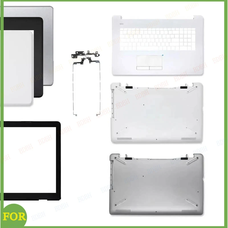 For HP 17-BS 17-AK 17G-BR TPN-W129 TPN-W130 Replace Cover Laptop LCD Back Cover Front Bezel Hinges Rear Lid Top Case 17.3 inch