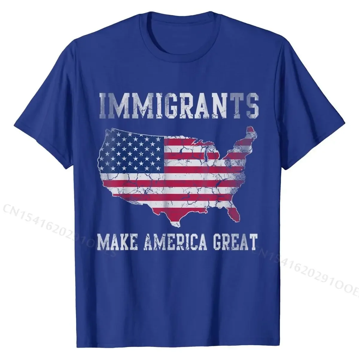 Immigrants Make America Great T-Shirt Top T-shirts Design Coupons Men Tops & Tees Design Cotton