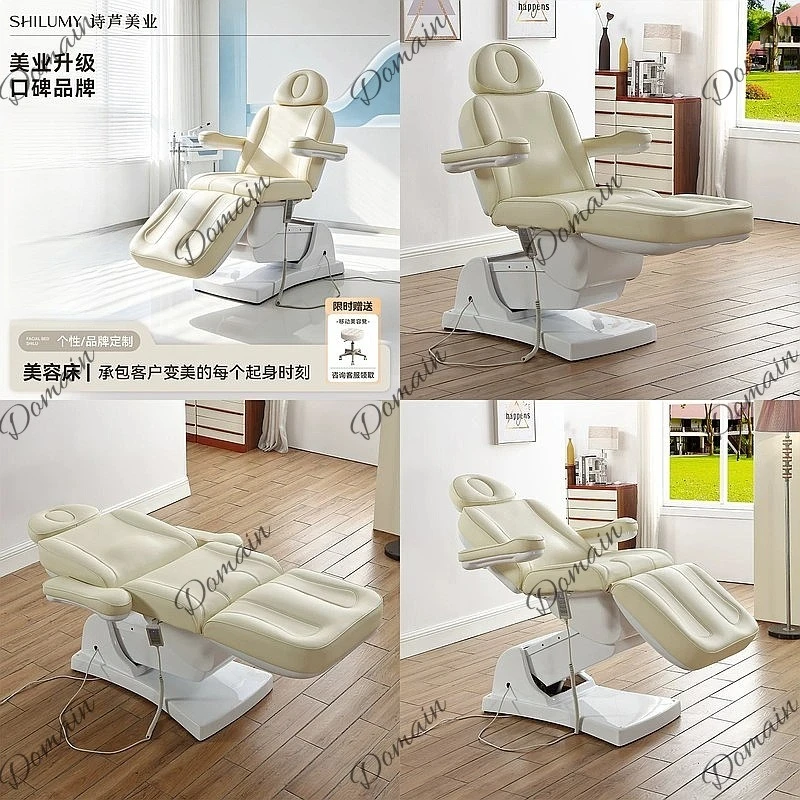 Electric beauty bed, multi-functional tattoo and permanent makeup bed, spa massage chair, treatment chair, beauty