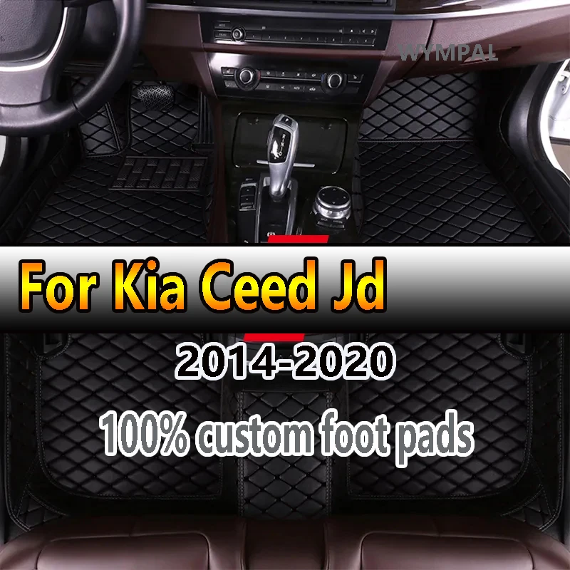 Auto Vloermat Voor Kia Ceed Jd 2014 2015 2016 2017 2018 2019 2020 Man Antislip Luxe Vrouw Voetstuk Auto Interieur Tapijten Accessoire