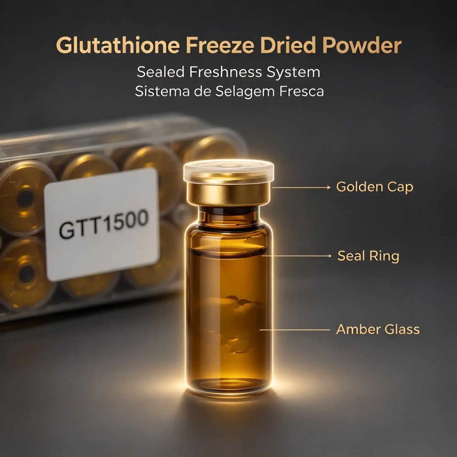 High-Quality  Freeze-Dried Powder, Repairs Skin Damage (Random Cap Colors, Production Date Subject to Actual Goods)