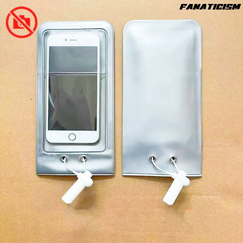 200 szt. Możliwość ponownego użycia Zakaz fotografowania Torby na telefony komórkowe Torba zabezpieczająca z PVC Anti Camera Tajne etui na telefon