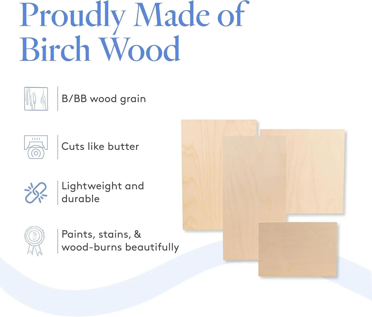 Folhas de madeira compensada de bétula báltica de 3 mm, 1/8 x 12 x 20 polegadas, caixa de 20 grau B/BB para corte a laser CNC e queima de madeira