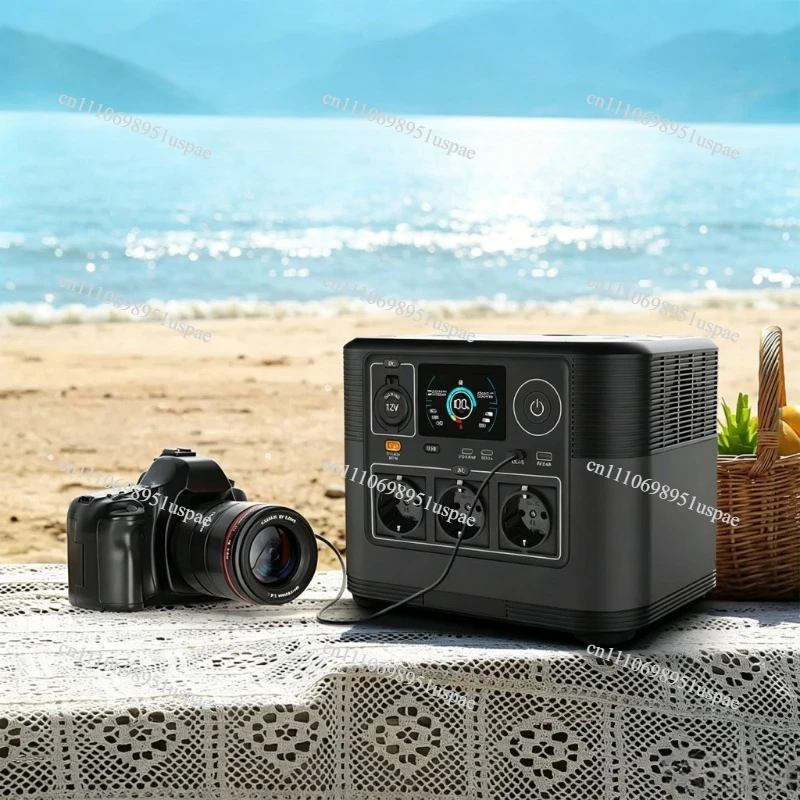 2026 NEW 1800W High-Capacity Outdoor Energy Storage Power Bank with Lithium Iron Phosphate Battery - Portable Power Bank
