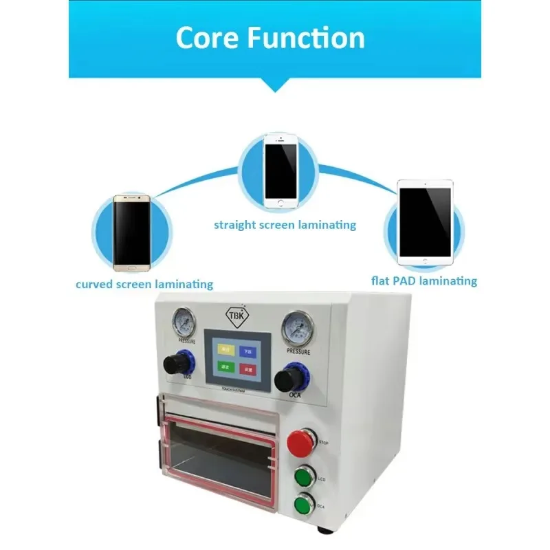 آلة تصفيح الزجاج 108P 3in1 للهاتف المحمول LCD OCA لجهاز iPad اللوحي #4