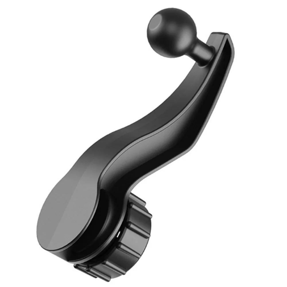 17 مللي متر وصلة كروية حامل هاتف السيارة تمديد قضيب 360 °   ملحقات حامل GPS قابلة للدوران من البلاستيك الأسود