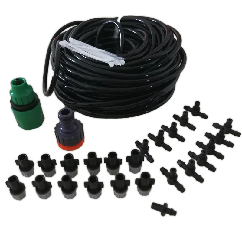 

4/7mm DIY Drip Irrigation System 5M-25M Watering Garden Hose Micro Drip Watering Kits with 1/2" 3/4" Connector Plant Watering