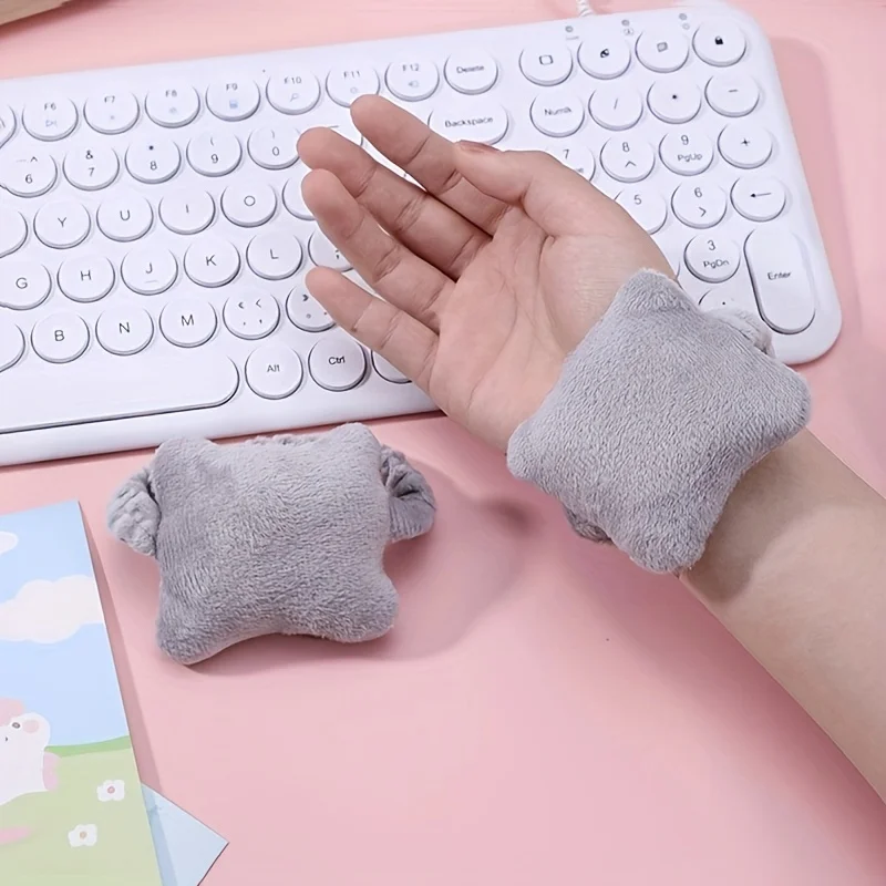 Mehrzweck-Handgelenkpolster, Maus-Handgelenkschützer, Haarband, Maus-Handgelenk, weich, frei beweglich, Handgelenk-Handkissen für Büroangestellte, Gamer – Detail 3