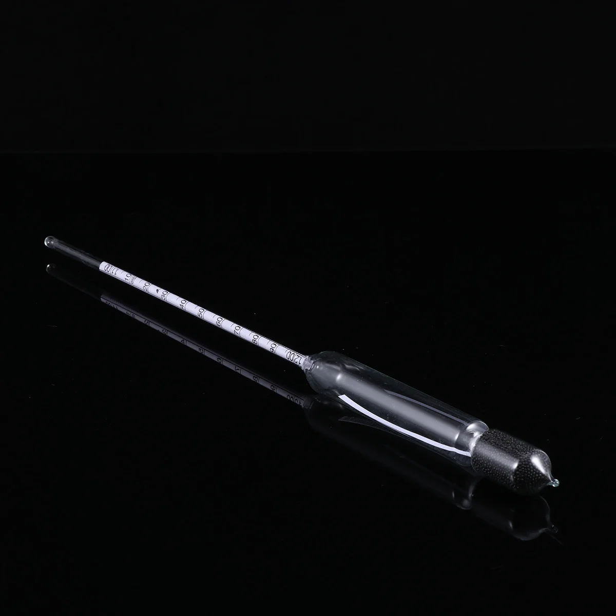 2Pcs Glass Floating Hydrometer Accurate Temperature Tester for Fish Tank Aquarium Use Hydrometer Glass Densitometer