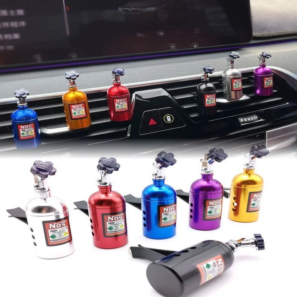 Car Air Freshener Nitrogen Bottle Shape Vent Perfume Universal Creative Decorative Aromatherapy Deodorization Perfume Diffuser