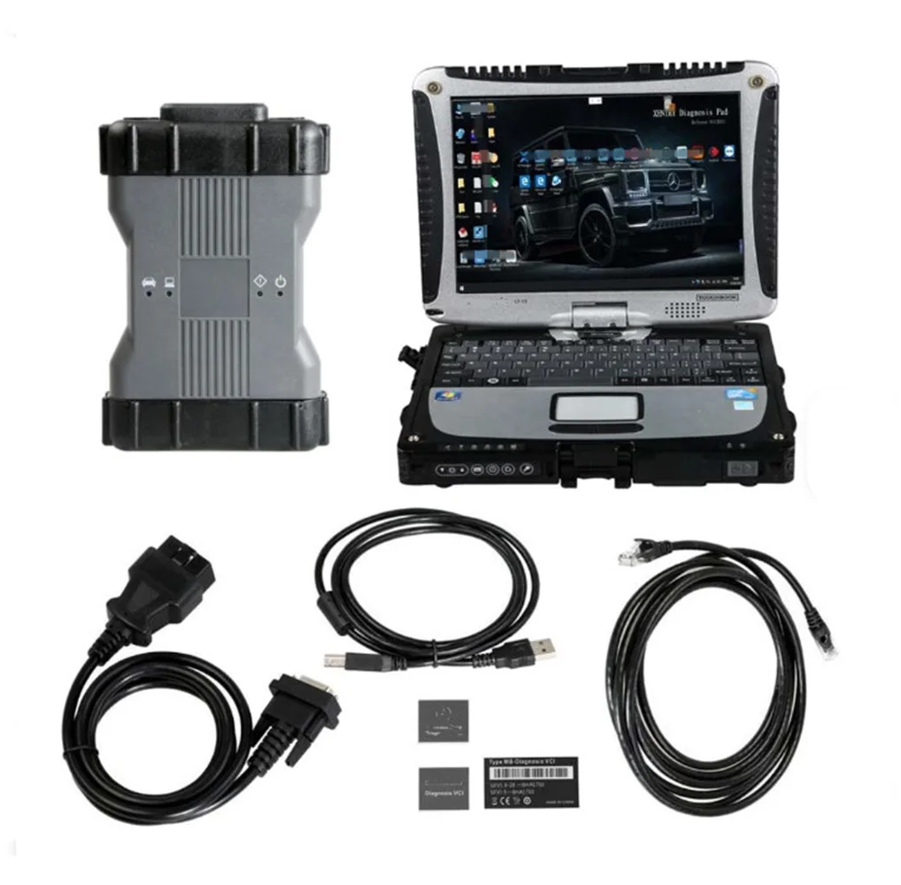 CF-19 Laptop With MB Star C6 Xentry DoIP WiFi C6 das wis epc Car Full Set Diagnostic tools