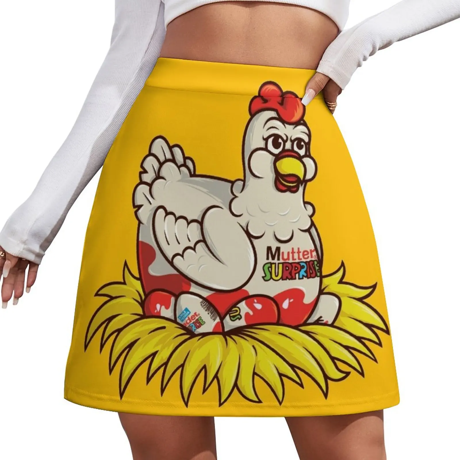 

Mutter Surprise Mini Skirt novelty in clothes mini denim skirt Clothes for summer sexy short mini skirts Skirt