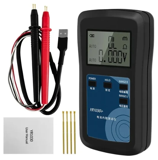 

4-Wire YR1030+/YR1035+ 100V Electric Vehicle Group 18650 High Precision Fast Lithium Battery Internal Resistance Test Instrument