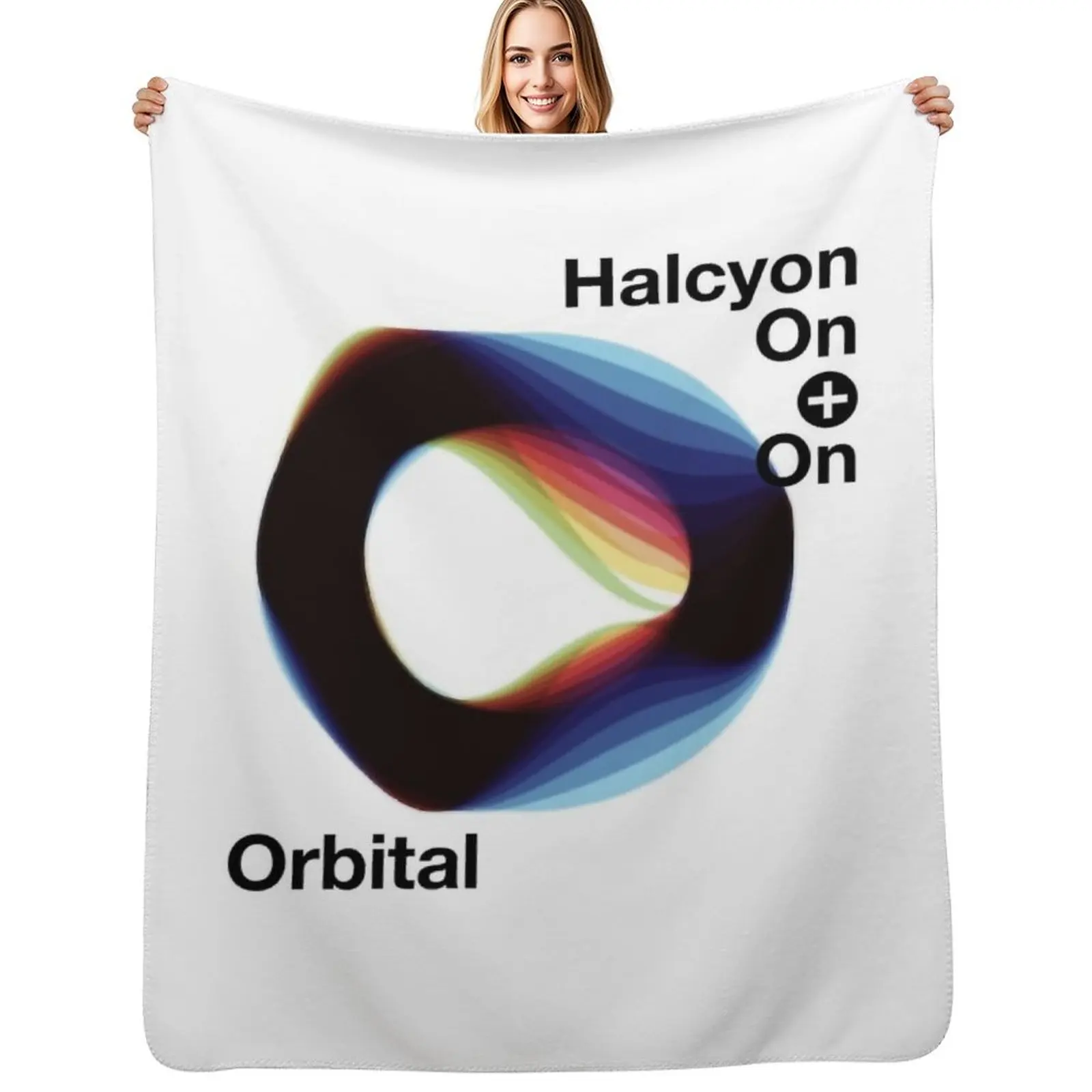 

Orbital - Halcyon On + On Premium Throw Blanket Personalized Gift Shaggy Large Blanket