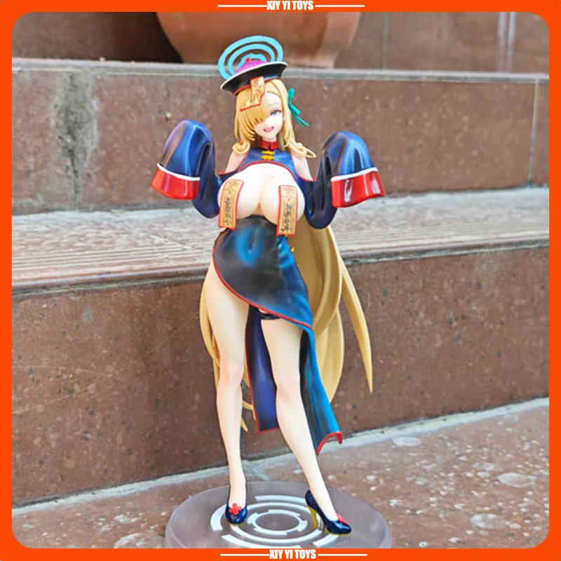 

30cm Ichinose Asuna Zombie Cosplay Standing Pose Anime Figure Model Statue Collection Desktop Decoration Ornament Toy Gift
