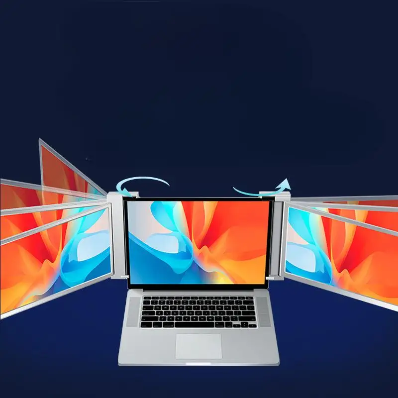 

Portable Triple Screen Extender FOPO Triple Screen Folding Laptop Screen Extender