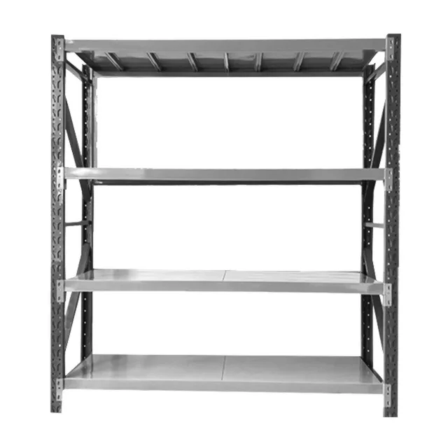 

Высококачественная складская полка, стандартная стойка средней длины, многослойные полки для хранения