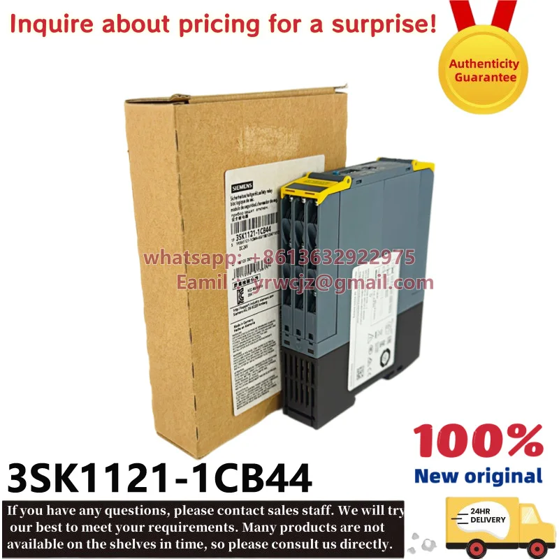 3SK1121-1CB44 Siemens SIRIUS 3SK1 Time Delay Safety Relay Module, 100% Brand New Original in stock