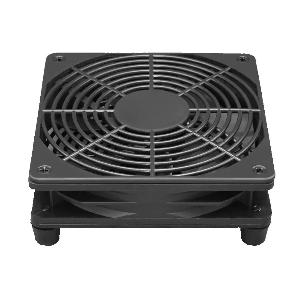 Rounter Koelventilator TV Box Koeler USB Verstelbare 3 Versnellingen Koelbehuizing Fan voor Ontvanger DVR TV Box Router ZWART T6S7