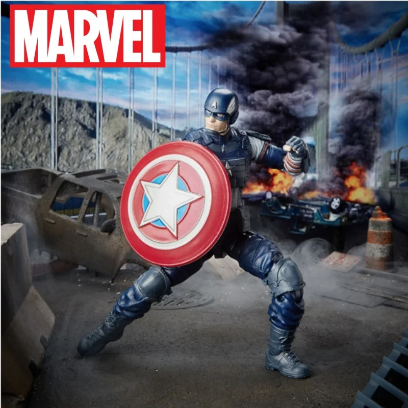 Genuine 15cm  Marvel Avengers Marvel Hero Captain America Iron Man Mobile Action Figure Hand Model Toy Collection Kid Xmas Gifts