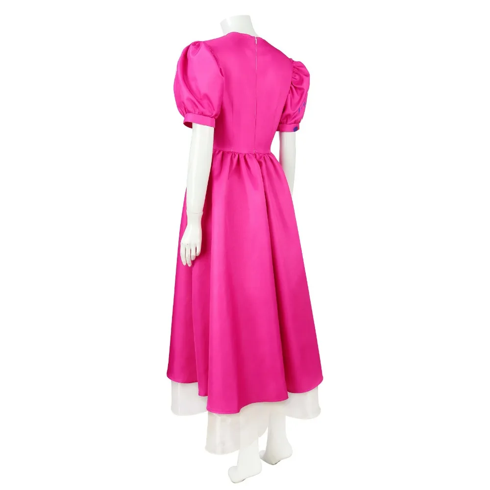 Costume de Cosplay de Sorcière Bizarre pour Femme Adulte, Déguisement de Princesse, Robe Rose de Barrage, Tenue d'Halloween, Carnaval, Trempé