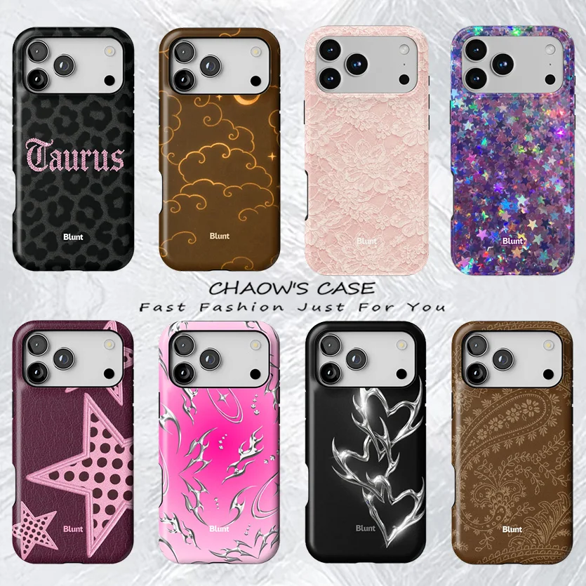 

Luxury Blunts Vintage Cyber Flame Phone Case for iPhone 17 17e 16e 16 15 14 13 12 11 Air Pro Max Plus Double-layer Back Cover