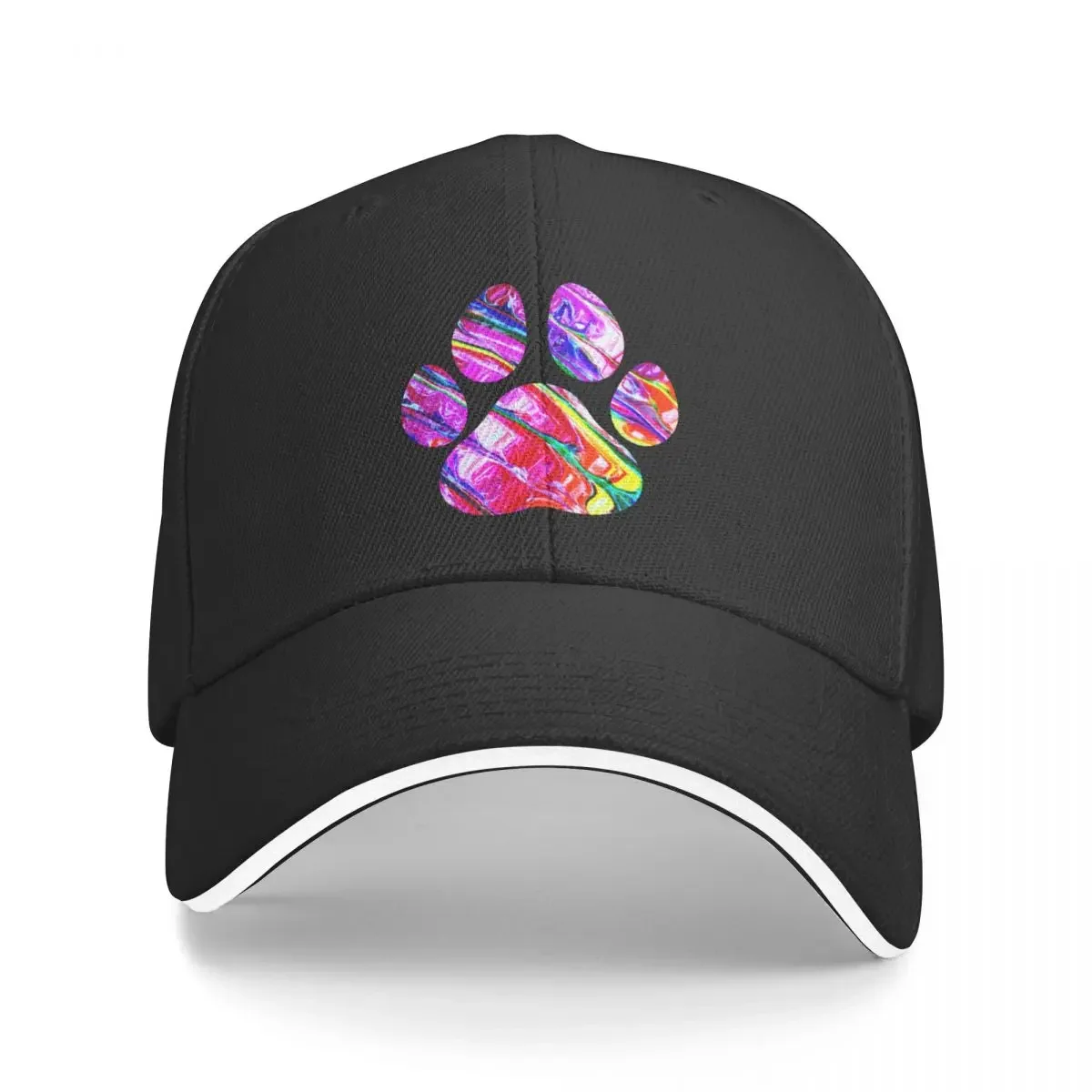 Paw Print Baseball Cap Anime Hat Man For The Sun hard hat For Women Men's