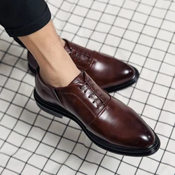 Mocasines De alta calidad para Hombre, Zapatos Oxford De negocios, italianos, formales, 2022