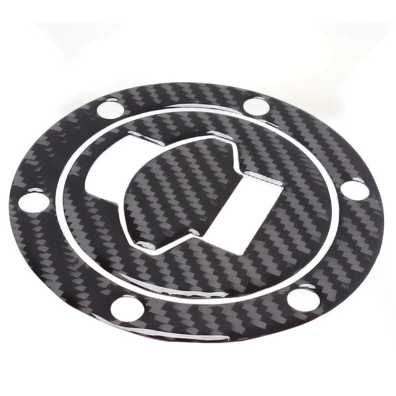 

2X 3D Carbon Fiber Tank Gas Cap Pad Filler Cover Sticker Decals For BMW R1200RT K1200S F650 R1150 R/RS/GT/LT ALL