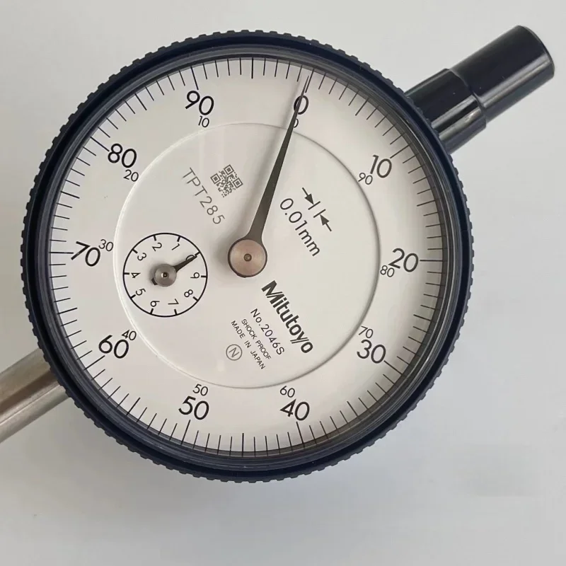 

Mitutoyo Dial Indicator 0-10mm Meter No: 2046S Precise 0.01mm Resolution Indicator Mesure Quality Assurance Measuring tool