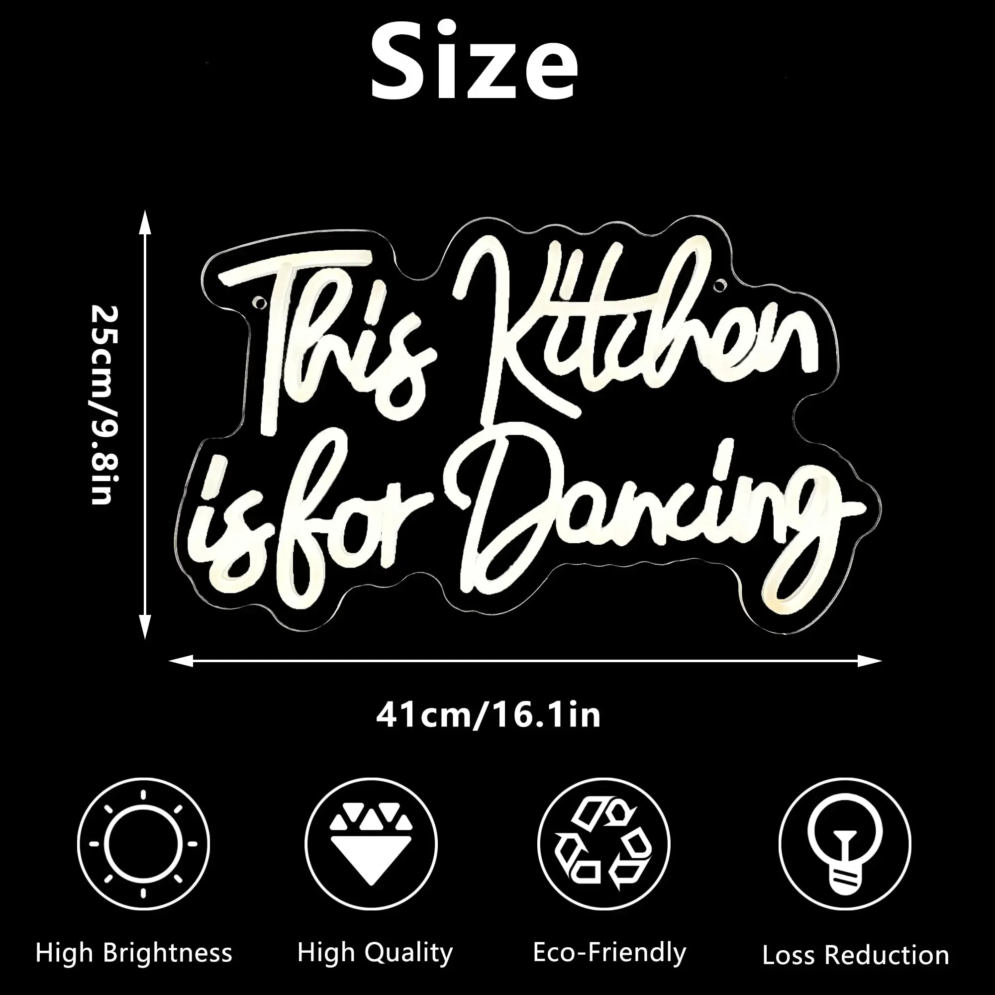 

Эта кухня предназначена для танцев Неоновая вывеска Светодиодные неоновые огни для декора стен Танцующий фермерский дом Кухня Домашний декор Подарок на день рождения