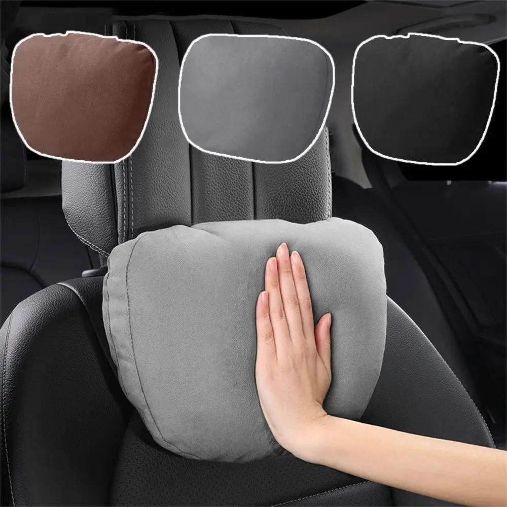 Polyester Fiber Filling Car Headrest Neck Support Soft Neck Support Car Head Restraints Adjustable Car Headrest Vehicle Interior